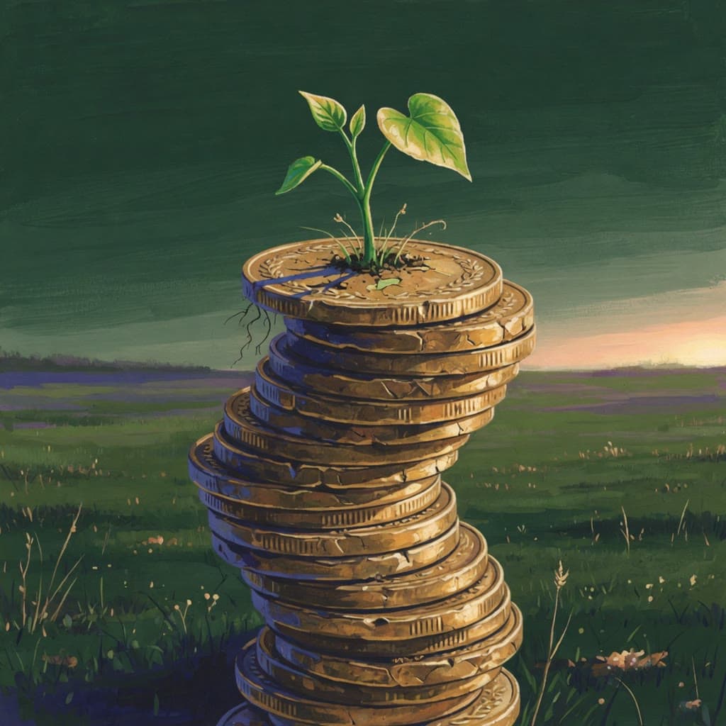 Cover painting for The Psychology of Money